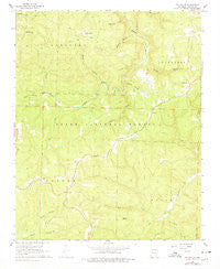 Fallsville Arkansas Historical topographic map, 1:24000 scale, 7.5 X 7.5 Minute, Year 1967