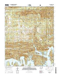 Fannie Arkansas Current topographic map, 1:24000 scale, 7.5 X 7.5 Minute, Year 2014