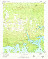 Fannie Arkansas Historical topographic map, 1:24000 scale, 7.5 X 7.5 Minute, Year 1962