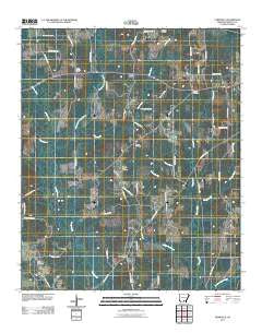 Farmville Arkansas Historical topographic map, 1:24000 scale, 7.5 X 7.5 Minute, Year 2011