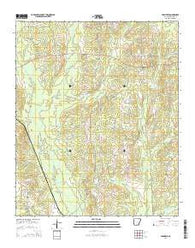 Farmville Arkansas Current topographic map, 1:24000 scale, 7.5 X 7.5 Minute, Year 2014