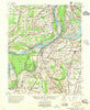 Farrell Mississippi Historical topographic map, 1:62500 scale, 15 X 15 Minute, Year 1955