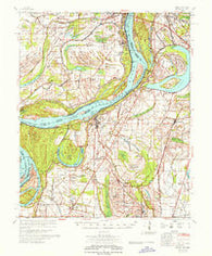 Farrell Mississippi Historical topographic map, 1:62500 scale, 15 X 15 Minute, Year 1967
