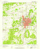 Fayetteville Arkansas Historical topographic map, 1:24000 scale, 7.5 X 7.5 Minute, Year 1958