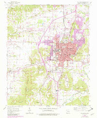 Fayetteville Arkansas Historical topographic map, 1:24000 scale, 7.5 X 7.5 Minute, Year 1958
