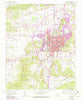 Fayetteville Arkansas Historical topographic map, 1:24000 scale, 7.5 X 7.5 Minute, Year 1958