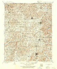 Fayetteville Arkansas Historical topographic map, 1:125000 scale, 30 X 30 Minute, Year 1899