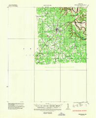 Feenyville Arkansas Historical topographic map, 1:62500 scale, 15 X 15 Minute, Year 1935