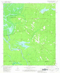 Felsenthal Dam Arkansas Historical topographic map, 1:24000 scale, 7.5 X 7.5 Minute, Year 1981