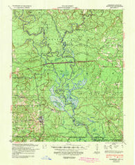 Felsenthal Arkansas Historical topographic map, 1:62500 scale, 15 X 15 Minute, Year 1939