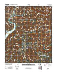 Fern Arkansas Historical topographic map, 1:24000 scale, 7.5 X 7.5 Minute, Year 2011