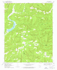 Fern Arkansas Historical topographic map, 1:24000 scale, 7.5 X 7.5 Minute, Year 1969