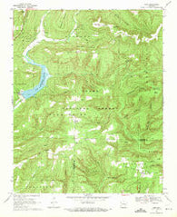 Fern Arkansas Historical topographic map, 1:24000 scale, 7.5 X 7.5 Minute, Year 1969