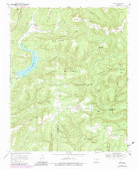 Fern Arkansas Historical topographic map, 1:24000 scale, 7.5 X 7.5 Minute, Year 1969