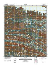 Ferndale Arkansas Historical topographic map, 1:24000 scale, 7.5 X 7.5 Minute, Year 2011