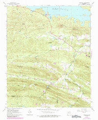 Ferndale Arkansas Historical topographic map, 1:24000 scale, 7.5 X 7.5 Minute, Year 1963