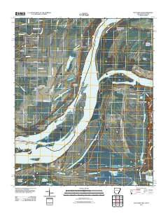 Fletcher Lake Arkansas Historical topographic map, 1:24000 scale, 7.5 X 7.5 Minute, Year 2011