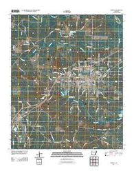 Fordyce Arkansas Historical topographic map, 1:24000 scale, 7.5 X 7.5 Minute, Year 2011