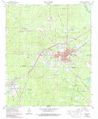 Fordyce Arkansas Historical topographic map, 1:24000 scale, 7.5 X 7.5 Minute, Year 1966