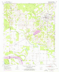 Foreman Arkansas Historical topographic map, 1:24000 scale, 7.5 X 7.5 Minute, Year 1951