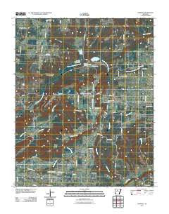 Formosa Arkansas Historical topographic map, 1:24000 scale, 7.5 X 7.5 Minute, Year 2011