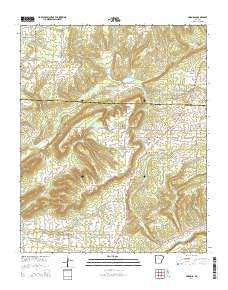 Formosa Arkansas Current topographic map, 1:24000 scale, 7.5 X 7.5 Minute, Year 2014