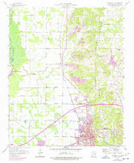 Forrest City Arkansas Historical topographic map, 1:24000 scale, 7.5 X 7.5 Minute, Year 1958