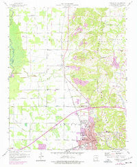 Forrest City Arkansas Historical topographic map, 1:24000 scale, 7.5 X 7.5 Minute, Year 1958