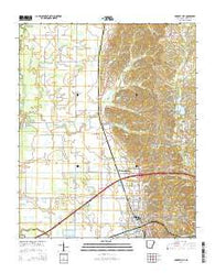Forrest City Arkansas Current topographic map, 1:24000 scale, 7.5 X 7.5 Minute, Year 2014
