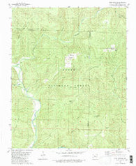 Fort Douglas Arkansas Historical topographic map, 1:24000 scale, 7.5 X 7.5 Minute, Year 1980