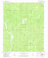 Fort Douglas Arkansas Historical topographic map, 1:24000 scale, 7.5 X 7.5 Minute, Year 1980