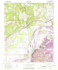 Fort Smith Arkansas Historical topographic map, 1:24000 scale, 7.5 X 7.5 Minute, Year 1947
