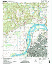 Fort Smith Arkansas Historical topographic map, 1:24000 scale, 7.5 X 7.5 Minute, Year 1997