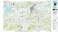 Fort Smith Arkansas Historical topographic map, 1:100000 scale, 30 X 60 Minute, Year 1978