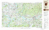 Fort Smith Oklahoma Historical topographic map, 1:250000 scale, 1 X 2 Degree, Year 1978