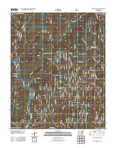 Fort Douglas Arkansas Historical topographic map, 1:24000 scale, 7.5 X 7.5 Minute, Year 2011