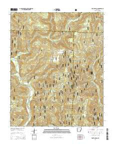 Fort Douglas Arkansas Current topographic map, 1:24000 scale, 7.5 X 7.5 Minute, Year 2014
