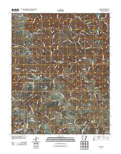 Forum Arkansas Historical topographic map, 1:24000 scale, 7.5 X 7.5 Minute, Year 2011