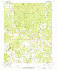 Forum Arkansas Historical topographic map, 1:24000 scale, 7.5 X 7.5 Minute, Year 1973