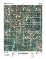 Fouke Arkansas Historical topographic map, 1:24000 scale, 7.5 X 7.5 Minute, Year 2011