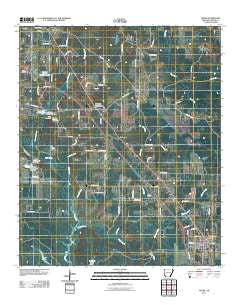 Fouke Arkansas Historical topographic map, 1:24000 scale, 7.5 X 7.5 Minute, Year 2011
