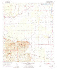 Fouke NE Arkansas Historical topographic map, 1:24000 scale, 7.5 X 7.5 Minute, Year 1952