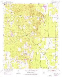 Fouke SE Arkansas Historical topographic map, 1:24000 scale, 7.5 X 7.5 Minute, Year 1952