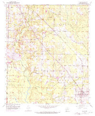 Fouke Arkansas Historical topographic map, 1:24000 scale, 7.5 X 7.5 Minute, Year 1952
