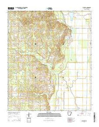Fouke SE Arkansas Current topographic map, 1:24000 scale, 7.5 X 7.5 Minute, Year 2014