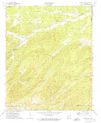 Fountain Lake Arkansas Historical topographic map, 1:24000 scale, 7.5 X 7.5 Minute, Year 1972