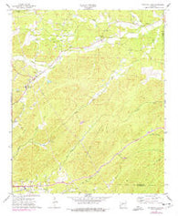Fountain Lake Arkansas Historical topographic map, 1:24000 scale, 7.5 X 7.5 Minute, Year 1972