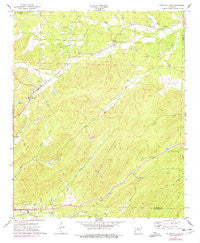 Fountain Lake Arkansas Historical topographic map, 1:24000 scale, 7.5 X 7.5 Minute, Year 1972