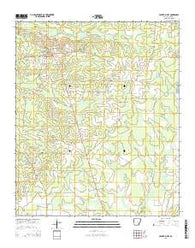 Fountain Hill Arkansas Current topographic map, 1:24000 scale, 7.5 X 7.5 Minute, Year 2014