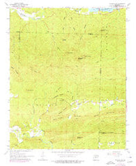 Fourche SW Arkansas Historical topographic map, 1:24000 scale, 7.5 X 7.5 Minute, Year 1963